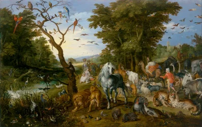 Der Einzug der Tiere in Noahs Arche